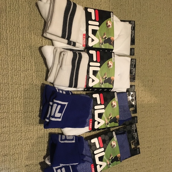 Fila | Underwear & Socks | Lot Of 4 Soccer Socks | Poshmark